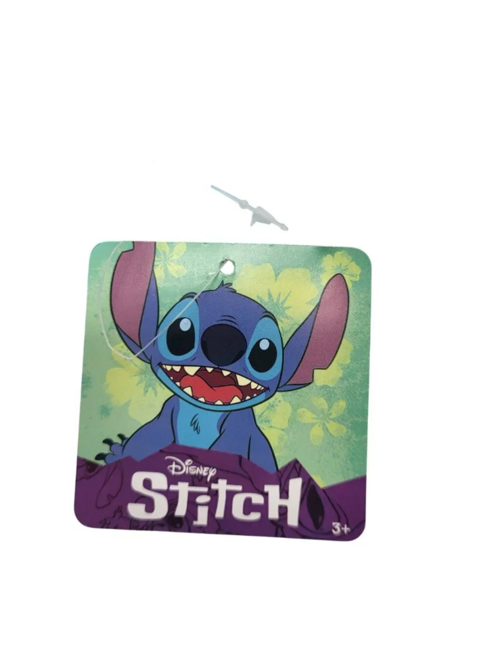 Disney Stitch Pencil Case Box With Zipper Closure & Flower Design Blue